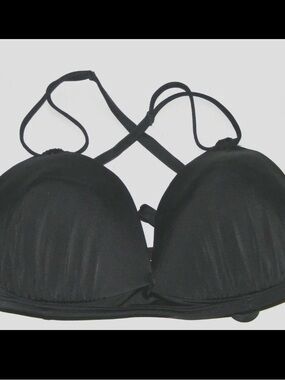 Shade and Shore black push up bikini top